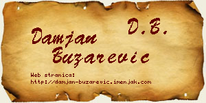 Damjan Buzarević vizit kartica